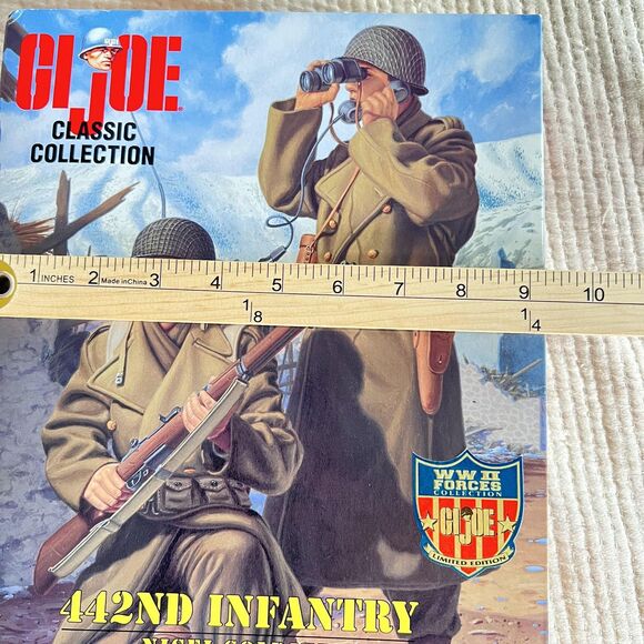 Vintage GI Joe 442nd Infantry Nisei Soldier Figure WWII Classic Collection 1990s - Picture 11 of 16